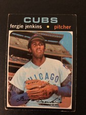 1971 Topps FERGIE FERGUSON JENKINS #280 Chicago Cubs HOF Blemished