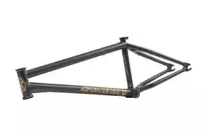 Sunday BMX Darkwave Frame 21" - Matte Black/Gold Stickers - Picture 1 of 4