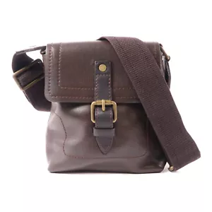LOUIS VUITTON LV Yuma Utah Shoulder Bag M92995 Calfskin Leather Brown - Picture 1 of 12