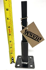 Placa de 4" 3x3 Escalera RAIL pata oxidada Sin deslizamientos de soldadura en las BARANDILLAS 1" POST P.P - Imagen 1 de 13