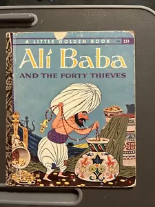 Ali Baba And The Forty Thieves Golden Book 1958 Vintage - Imagen 1 de 1