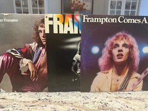 PETER FRAMPTON 4X VINYL LP LOT - ALIVE, IM IN YOU AND SELF TITLED (WHITE LABEL) - Picture 1 of 6