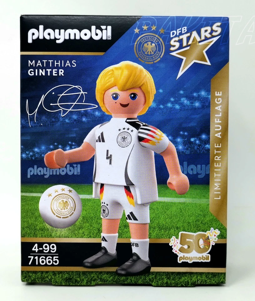 Playmobil 71665 DFB Stars Matthias Ginter Fußball Nationalmannschaft EM NEU