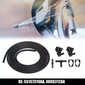 Per Jeep Grand Cherokee 2005-2016 Ugello Tergicristallo Lavavetri Spray Jet e Tubo - Foto 1 di 6