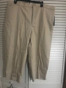 Relativity Wmn's Sz20W Capri Cement/Cream Pants NEW - Picture 1 of 4
