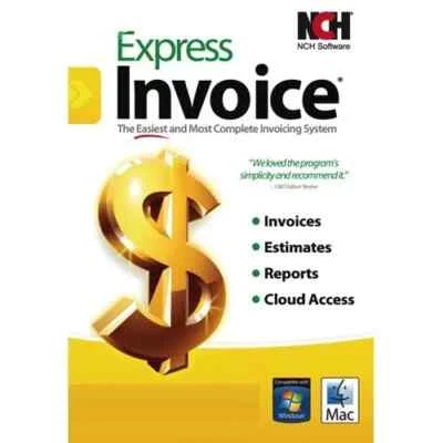 Express Invoice Invoicing Software Activation Card Lifetime 1 PC NCH  Software - Image 1 of 2