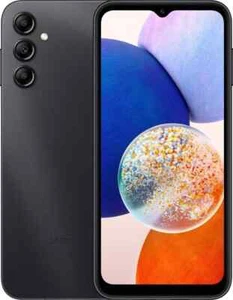 SAMSUNG GALAXY A14 5G 64GB BLACK 50MP TRIPLE CAM 6.6" LCD METRO PREPAID - Picture 1 of 3