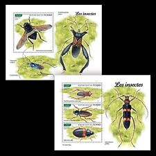 Insects MNH Stamps 2023 Chad M/S + S/S