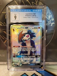 Pokemon Lycanroc GX SV66/SV94 Hidden Fates CGC 9 Mint - Picture 1 of 2
