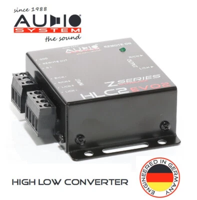 Audio System HLC2 EVO 2 High Low Adapter 2-Wege für OEM Radios 12 + 24 Volt - Bild 1 von 4
