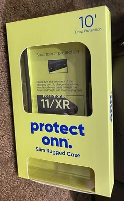 IPHONE 11/XR Slim Rugged Case Protect Onn (Red) - 10' Drop Tested, Dual Layer - Image 1 of 3