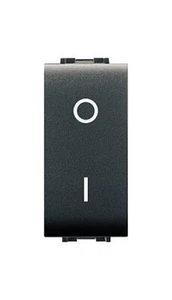 Elettrocanali ECL4009 interruttore bipolare 16A life antracite - Imagen 1 de 1