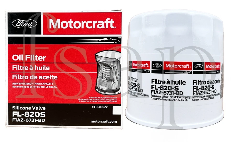 Filtro de aceite de motor Motorcraft genuino para Ford F-250 FL820S 1994-1999 Foto 1 de 1