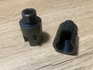 Schalldämpfer Adapter für Norconia QB78 100% Stahl brüniert - Picture 1 of 4