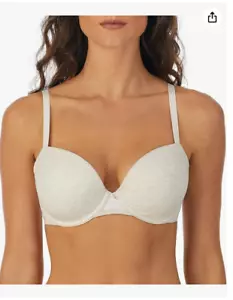 Le Mystere Cotton Touch Uplift Contour Bra Heather Beige Size 34C - Picture 1 of 2