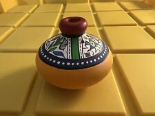 Yellow Warli Hand-Painted Earthen Showpiece DIWALI DECOR GIFT