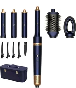 Hair Dryer Brush, Chignon 6 in 1 Hot Air Brush, High-Speed Negative Ionic Hair D - Picture 1 of 5