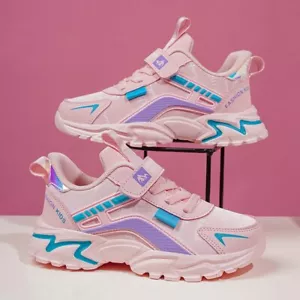 Sportschuhe für Kinder und Mädchen leichte Laufschuhe Freizeit Mode Rosa - Bild 1 von 10