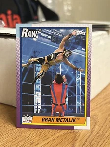 2021 Topps Heritage WWE #16 Gran Metalik RAW Wrestling Card - Picture 1 of 2