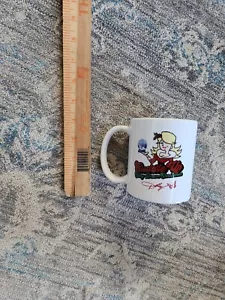 Dolly Parton Christmas Santa Coffee Mug Cup 4" Cuddle Up Cozy Down Christmas - Picture 1 of 2