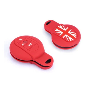 1pc Red Silicone Remote FOB Key Case Cover Fit for MINI Cooper F55 F56 F57 F60 - Picture 1 of 2