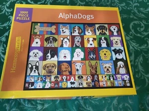 Hennessy Puzzles 1000 Pc Puzzle ALPHA DOGS All Complete - Picture 1 of 3