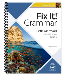 IEW Fix-It Grammar Level 6 Little Mermaid Student Book - Picture 1 of 1