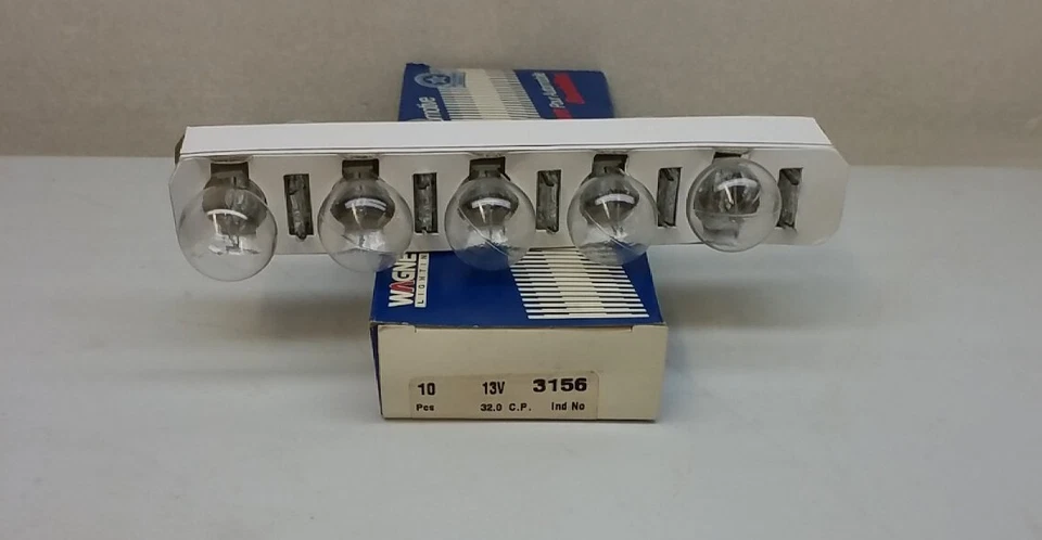 3156 Wagner Quanity 10 Piezas Miniatura 13v Bombillas Hechas en EE. UU. Foto 1 de 3