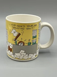 Gag Geschenk Büro Arbeiter überschwemmt mit Papier Arbeit Kaffeetasse/Tee 40066 - Bild 1 von 5
