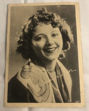 Vintage Original Fan Card Janet Gaymor 1930’s - 40’s 5x7 Photo 28@129 #46