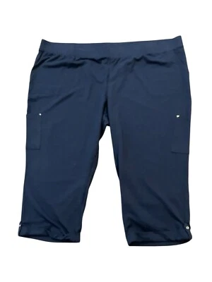 Pantalón Corto Sport Savvy French Terry Carga A487143 Azul Talla 5X Alto Nuevo Foto 1 de 4