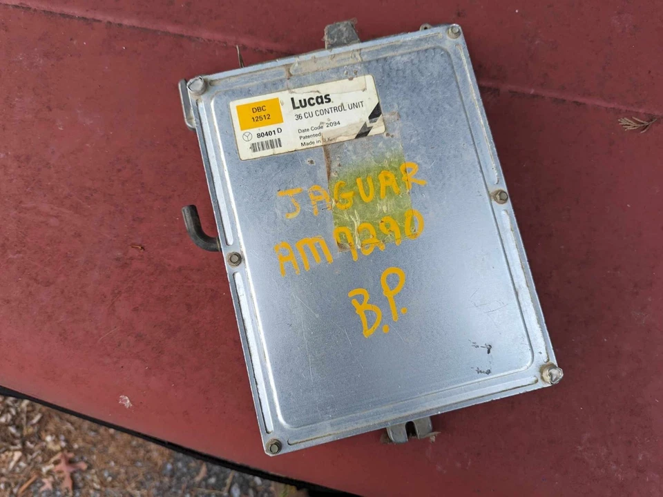 DBC 12512 Jaguar XJ12 XJS 80401D Módulo de control del motor Computadora ECU ECM 93-94 Foto 1 de 1