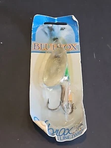 Blue Fox Super Vibrax Spinner Siwash 5/8 oz Sz 6 METALLIC GREEN SILVER BLADE NEW - Picture 1 of 4