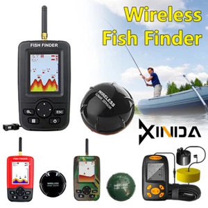 100M Fish Finder Rechargeable Dot Matrix Wireless Boat Fishing SonarSensor Smart - Picture 1 of 21