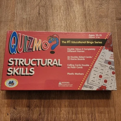 New Quizmo Structural Skills Game Educational Bingo Language Teacher Ages 10-13 - Image 1 of 4