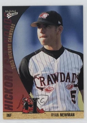 2003 MultiAd Sports Hickory Crawdads Update Ryan Newman #29 - Image 1 of 2