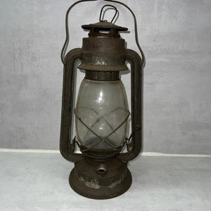 Alte FROWO Nr 75 Petroleumlampe Sturmlaterne Laterne Fundstück Org. Glas - Bild 1 von 7