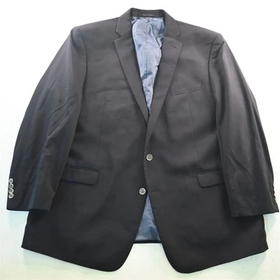 Chaqueta Blazer Abrigo Deportivo Calvin Klein 52L Azul Marino Plata Botón 100% Lana Para Hombre Foto 1 de 4