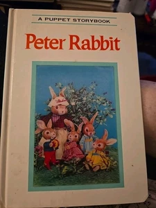 Peter Rabbit Vintage 1968  3d Puppet Story Book Grosset & Dunlap Beatrix Potter - Picture 1 of 6