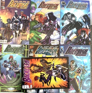 BACKLASH. NUMBER'S 9. 27-32. (7 HEFTE HOCHWERTIGES LOT 1995-1997). BILD COMICS. - Bild 1 von 22