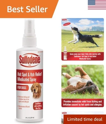 8oz Sulfodene Hot Spot Relief Spray for Dogs - Effective Anti-Bacterial Formula - Image 1 of 4