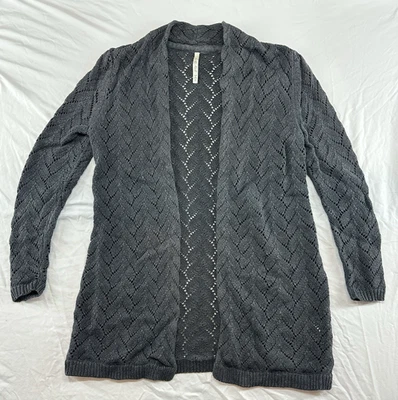 Suéter para mujer Leo & Nicole tejido con cable manga larga cuello alto abuela núcleo gris Foto 1 de 4