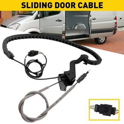 Pista de cable de puerta lateral corredera lateral derecha para Mercedes-Benz Sprinter H 2006-2017 Foto 1 de 4