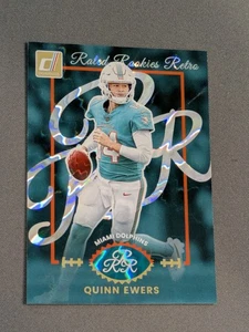 2025 Donruss Football - Quinn Ewers Rated Rookies Retro - Dolphins - Bild 1 von 3