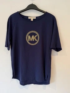 T-shirt donna Michael Kors. Blu navy. Taglia M. - Foto 1 di 8