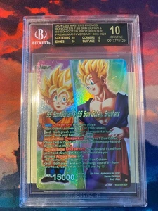 2024 Dragon Ball DBS Masters Promo Goten & Gohan Brothers BGS 10 Black Label - Picture 1 of 1