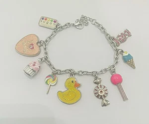 Sugar Factory I Love Candy Charm Bracelet from Las Vegas Store Duck, Lollipop - Picture 1 of 3