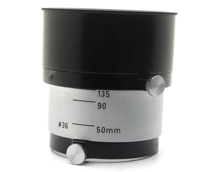 Leica FIKUS Variable Lens Hood - For 3.5cm ~ 13.5cm Lenses - Very Nice! - Image 1 of 4