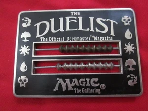 Magic The Gathering 1995 The Duelist Emaille Lebenszähler schwarz - Bild 1 von 2