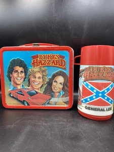 1983 Dukes Of Hazzard Aladdin Metall Brotdose und Thermoskanne - Bild 1 von 17